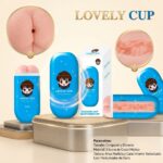 Masturbador Masculino de Vacío Lovely Cup | Copa Estilo Anime con Textura Anus Realista y Canal Interno - Imagen 4