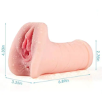 Masturbador Masculino Vagina Realista 3D con Canal Super Estimulante Doble Penetración - Imagen 4
