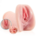 Masturbador Masculino Vagina Realista 3D con Canal Super Estimulante Doble Penetración - Imagen 2