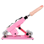 Máquina de Penetración Automática 4 en 1 | Sex Machine Telescópica con 4 Cabezales Intercambiables (Rosa) - Imagen 5