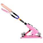 Máquina de Penetración Automática 4 en 1 | Sex Machine Telescópica con 4 Cabezales Intercambiables (Rosa) - Imagen 2