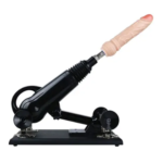 Máquina de Penetración Automática Premium 4 en 1 | Sex Machine Telescópica con 2 Dildos y 1 Masturbador Intercambiable (Negro) - Imagen 3