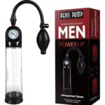 Bomba de vacío para pene con manómetro y perilla manual