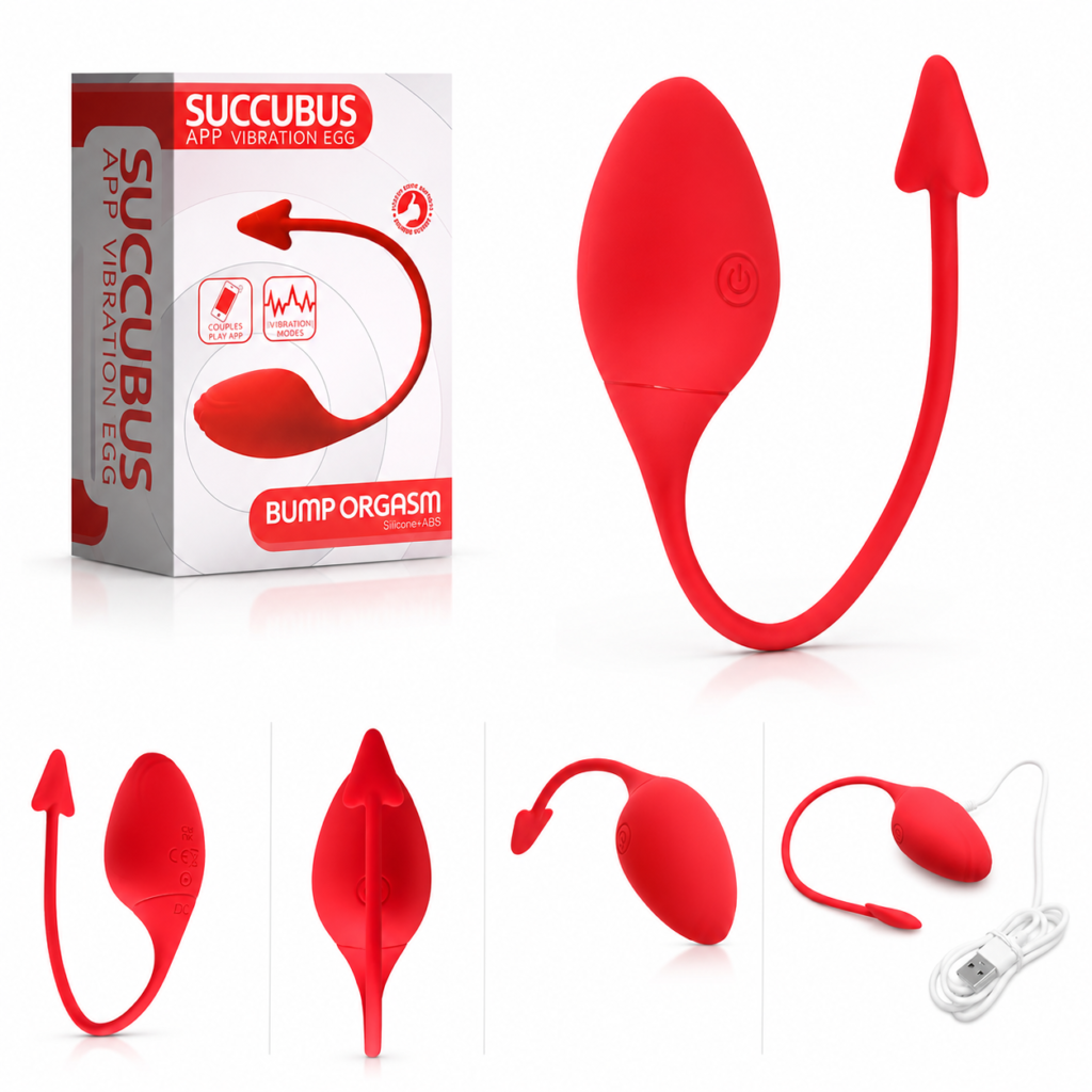 Huevo vibrador con app Succubus Bump Orgasm y caja
