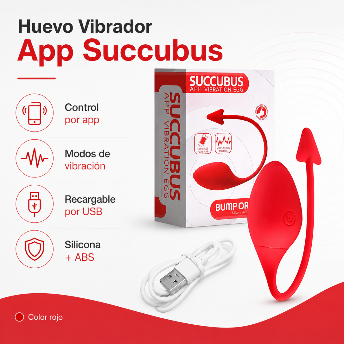 Huevo Vibrador con App Succubus | Control a Distancia - Imagen 3