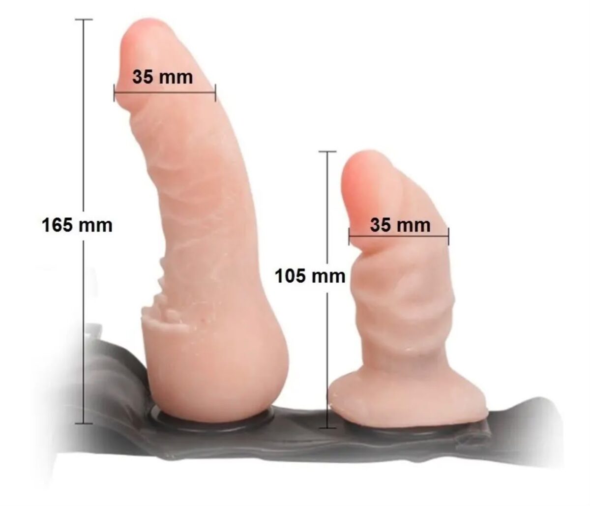 Arnés Doble Strap-On Ajustable | Placer Intenso para 2 - Imagen 3